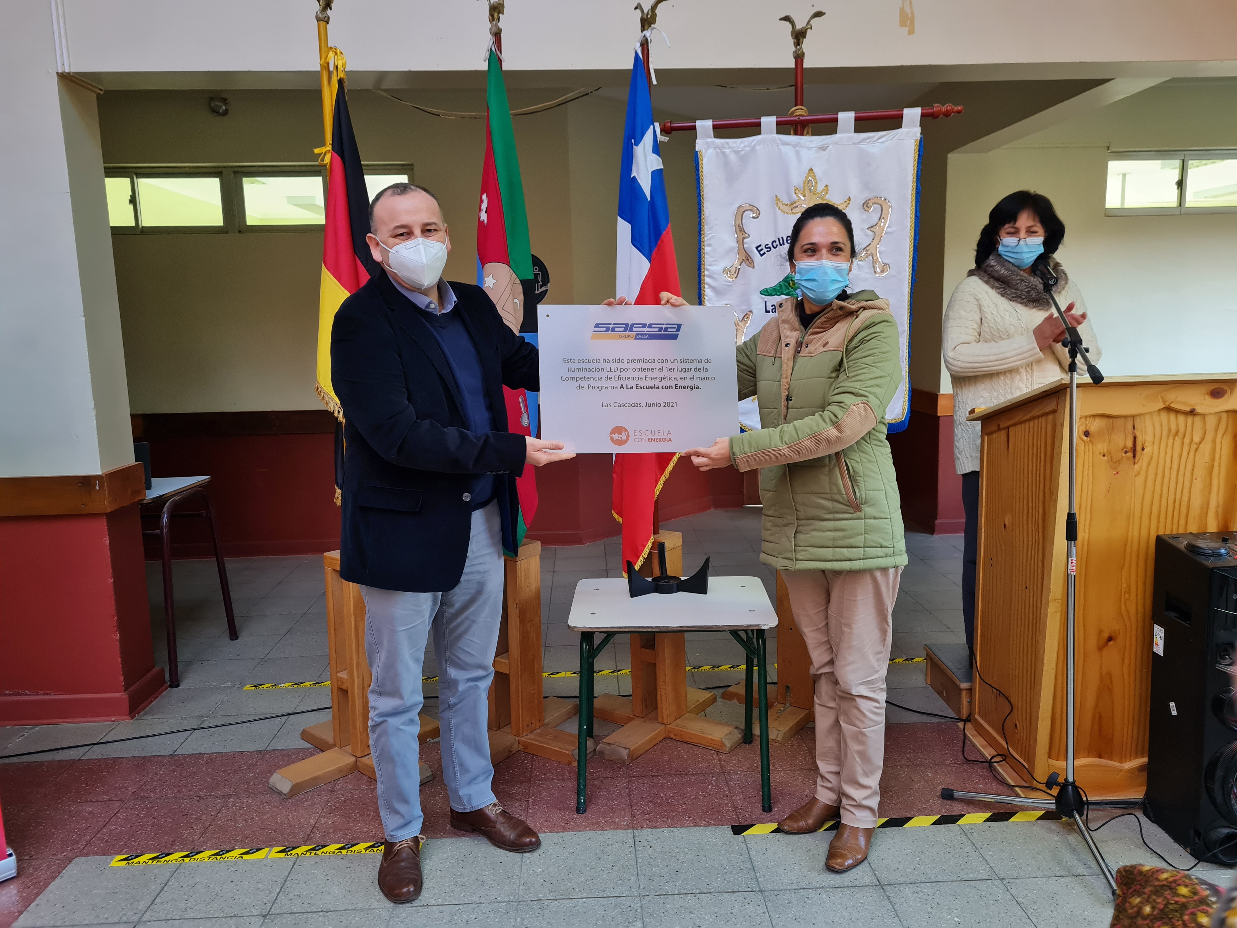 La comunidad escolar logró ahorrar un 20% de su consumo eléctrico en el 2019, en el desafío que lideró la eléctrica con establecimientos de la zona.